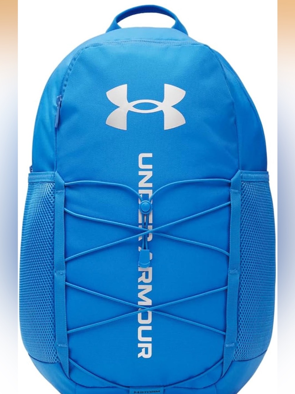 Under Armour Unisex Hustle Sport 6.0 Backpack Atlantis/Black/Metallic new - Picture 2 of 10